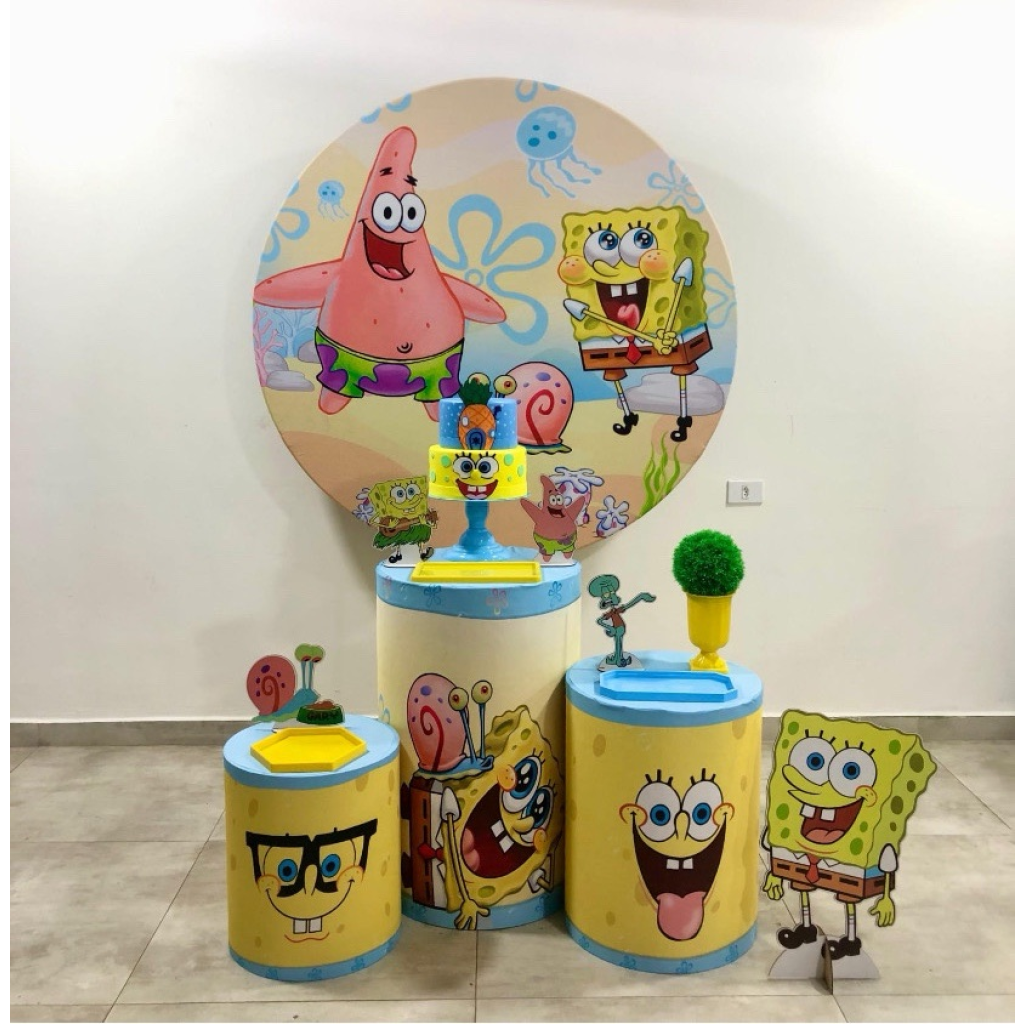 Bob Esponja Menino Kit 1 - Creare Decorações 