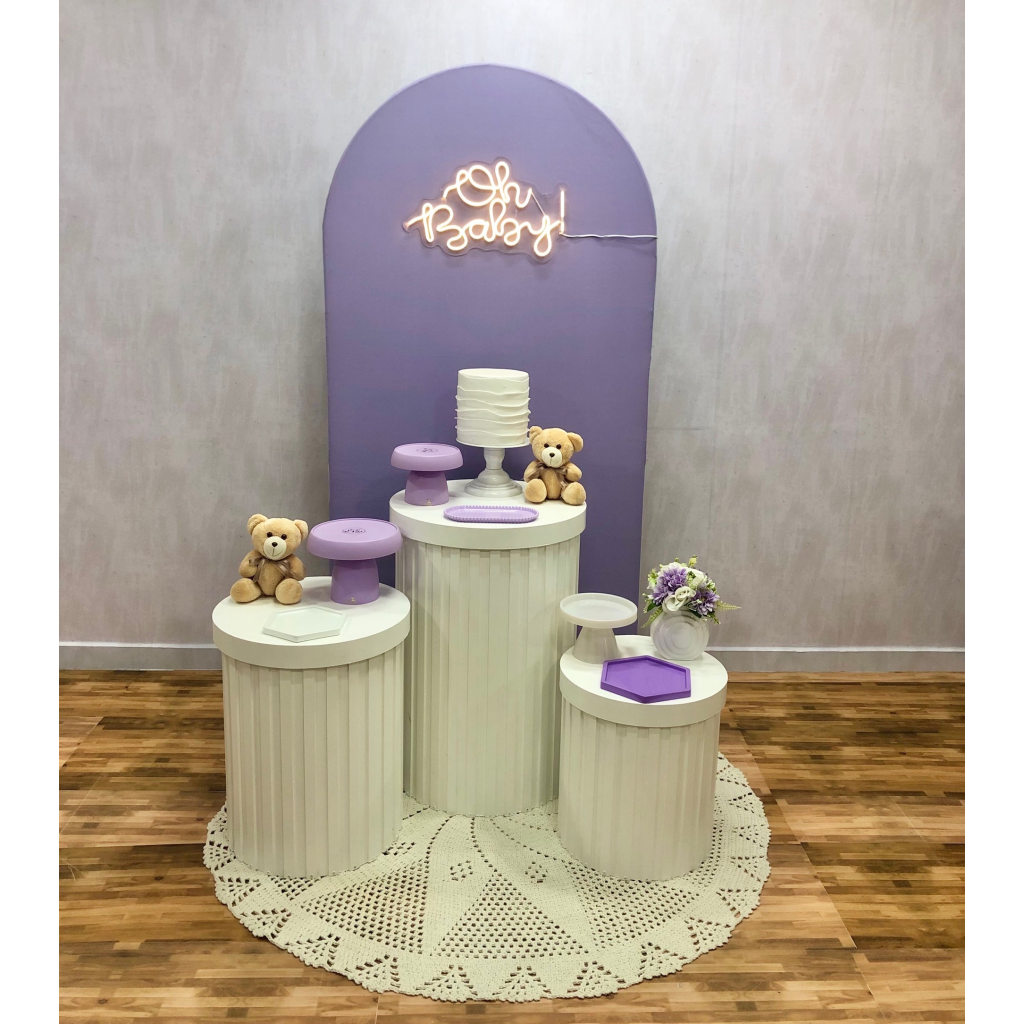 Oh Baby Lilás - Composição 1 - Creare Decorações 