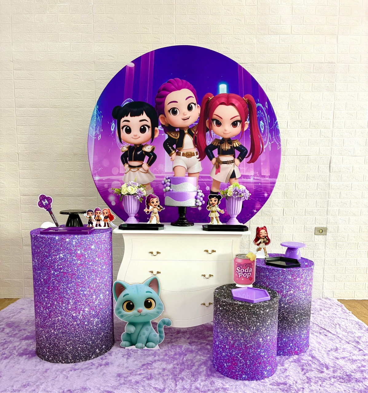 Guerreiras Do Kpop Cute - Kit 2 - Creare Decorações 