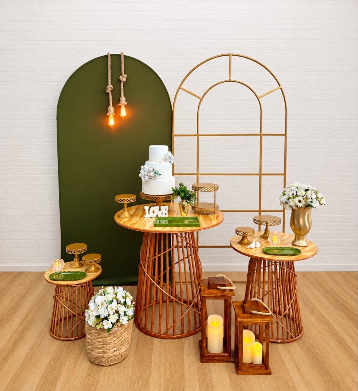 Casamento/Noivado - Coleção Vime - Creare Decorações 