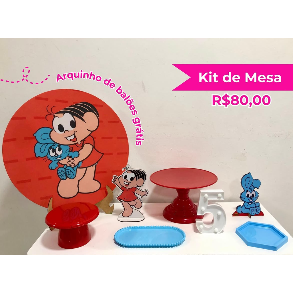 Kit de Mesa Monica - Creare Decorações 