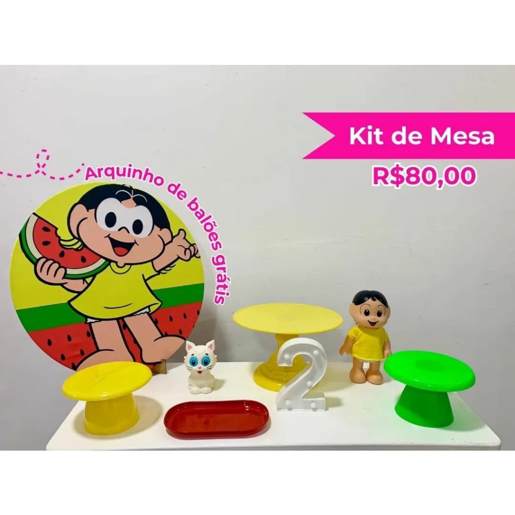 Kit de Mesa Magali - Creare Decorações 