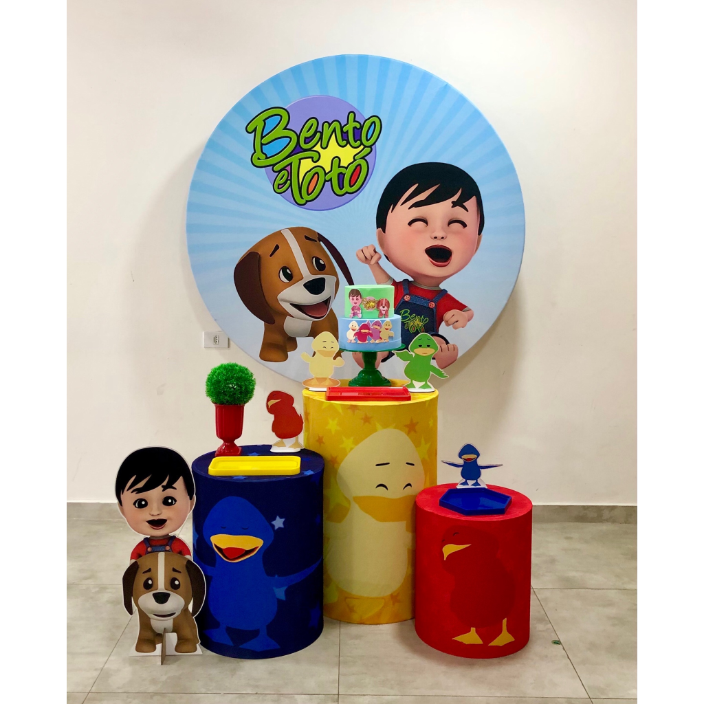 Bento E Totó - Kit 1 - Creare Decorações 