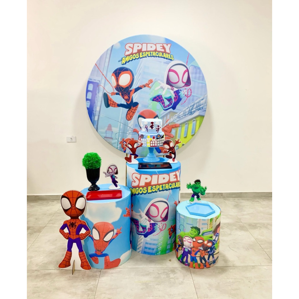 Spidey/Homem Aranha - Kit 1 - Creare Decorações 