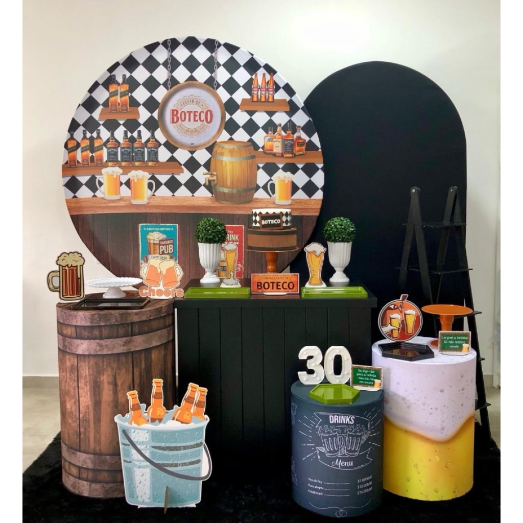 Boteco Kit 3 - Creare Decorações 