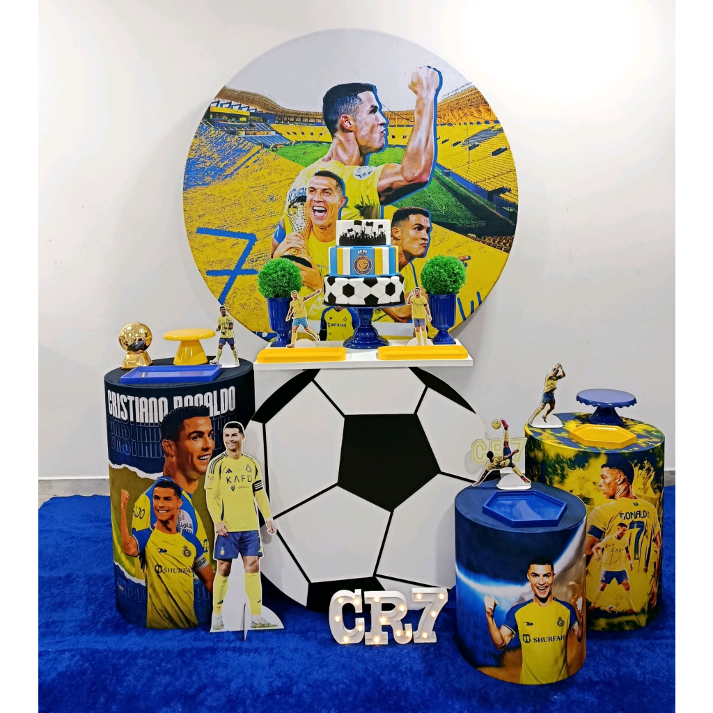 Cristiano Ronaldo - Kit 2 - Creare Decorações 