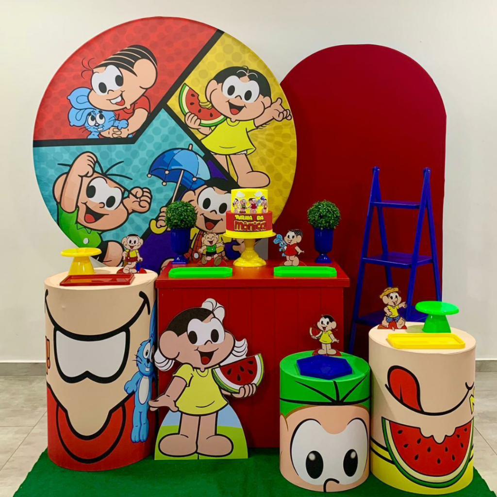 Turma da Mônica Kit 3 - Creare Decorações 
