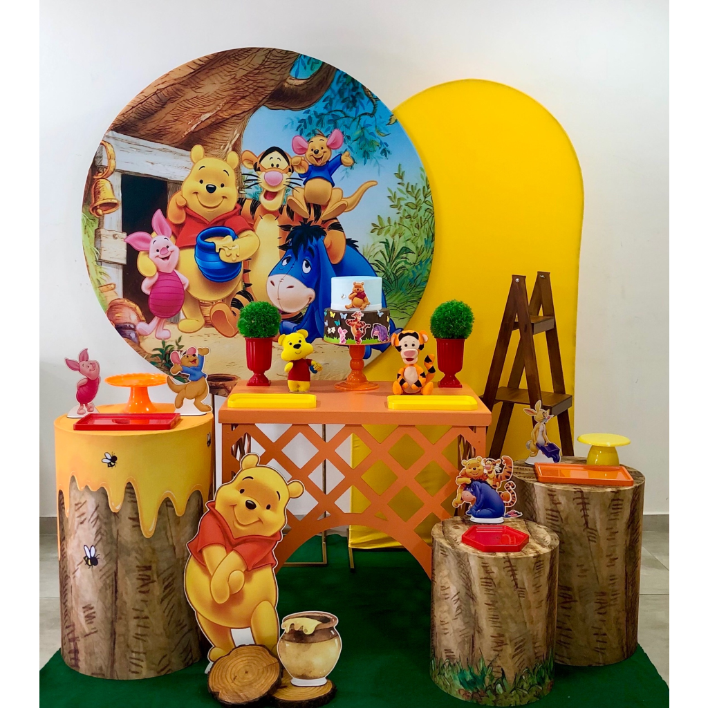 Ursinho Pooh Kit 3 - Creare Decorações 