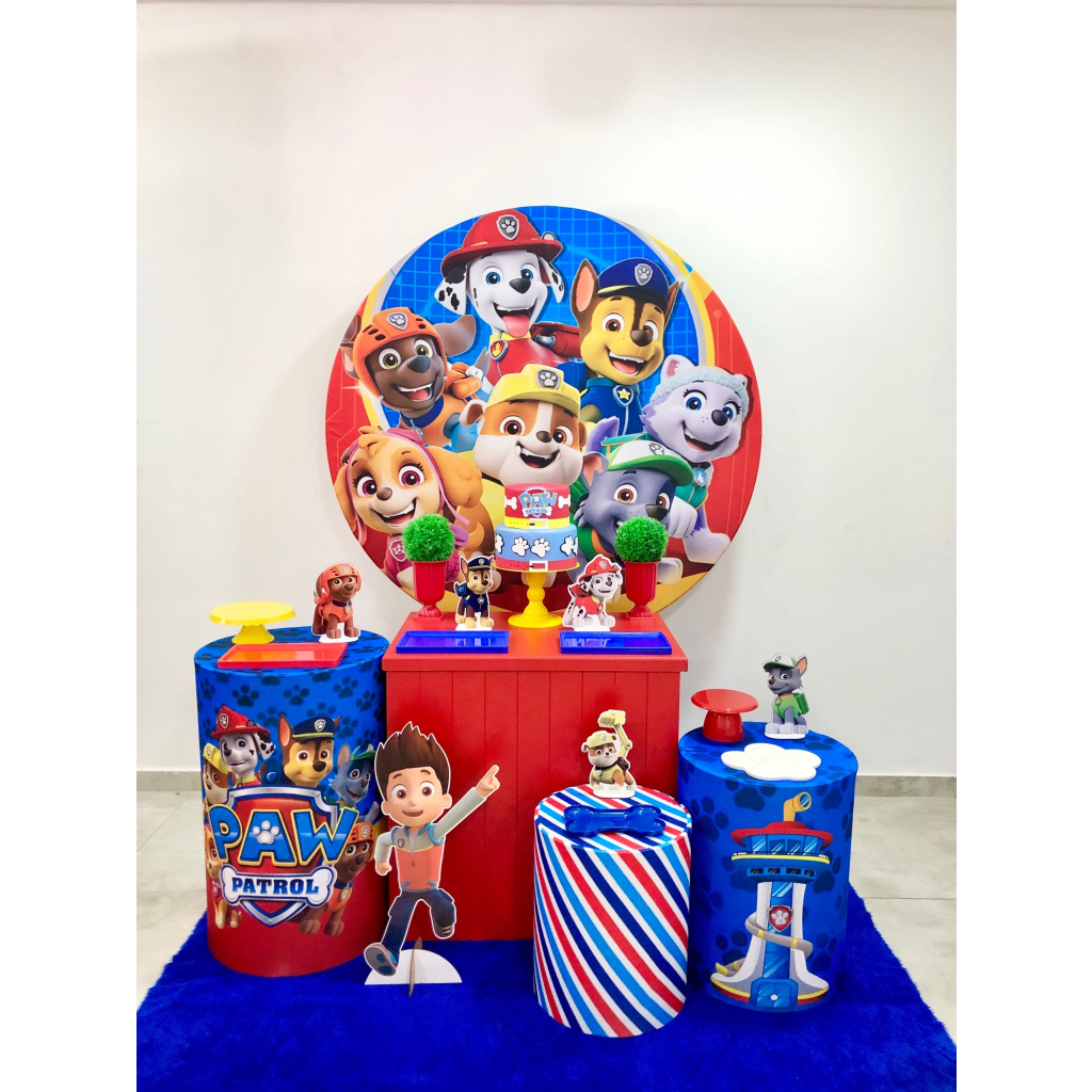 Patrulha Canina Colorido - Kit 2 - Creare Decorações 