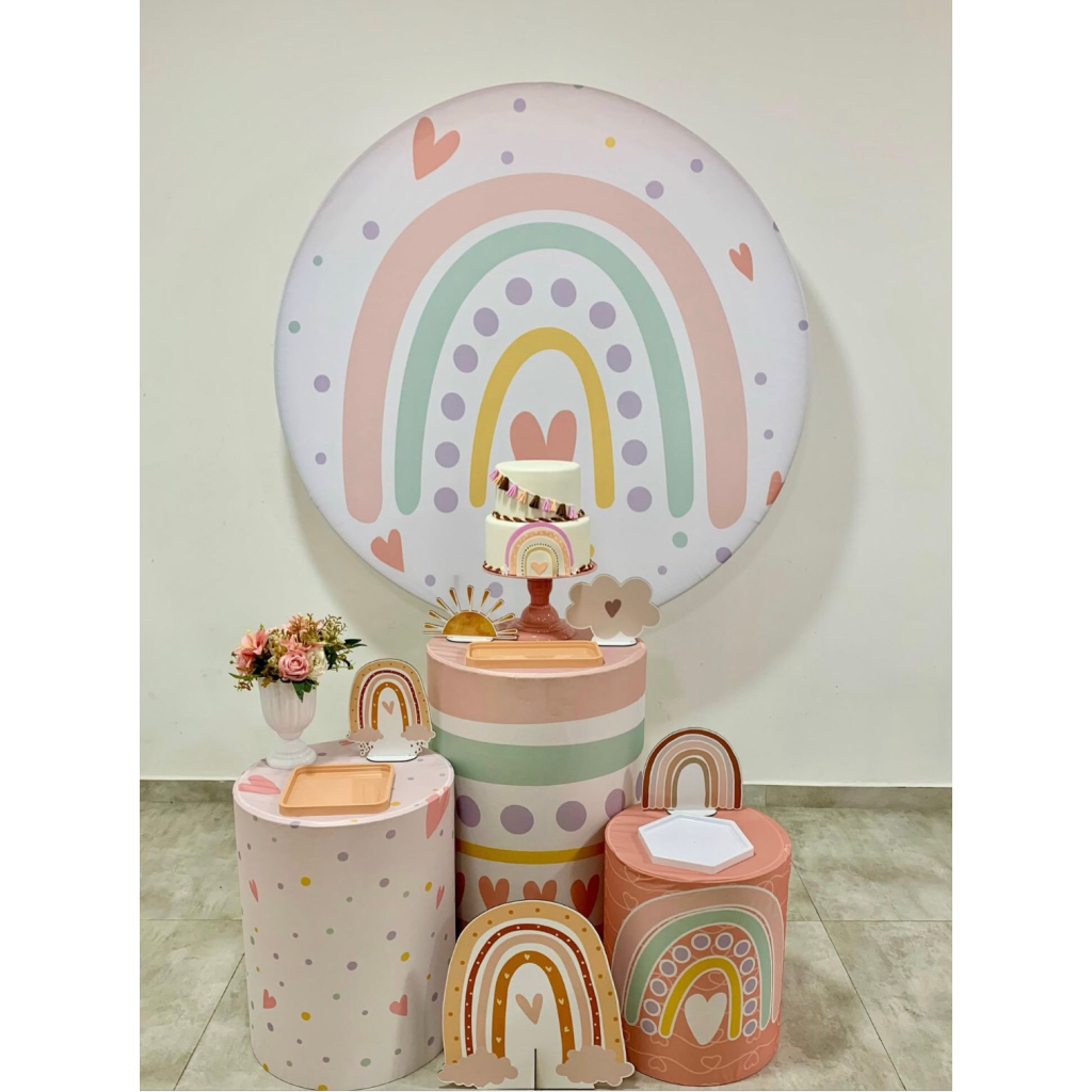 Arco Iris Boho - Kit 1 - Creare Decorações 