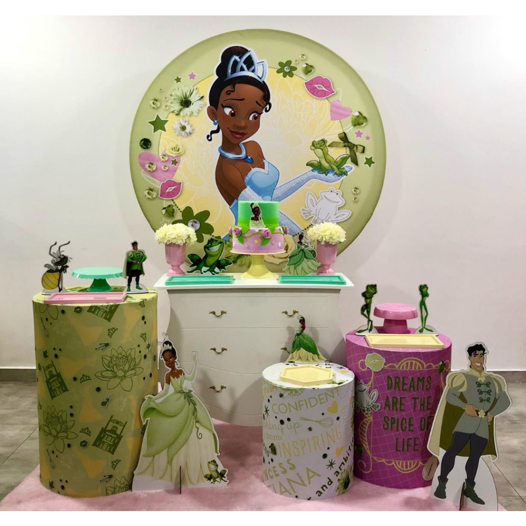 Princesa E O Sapo/Tiana - Kit 2 - Creare Decorações 