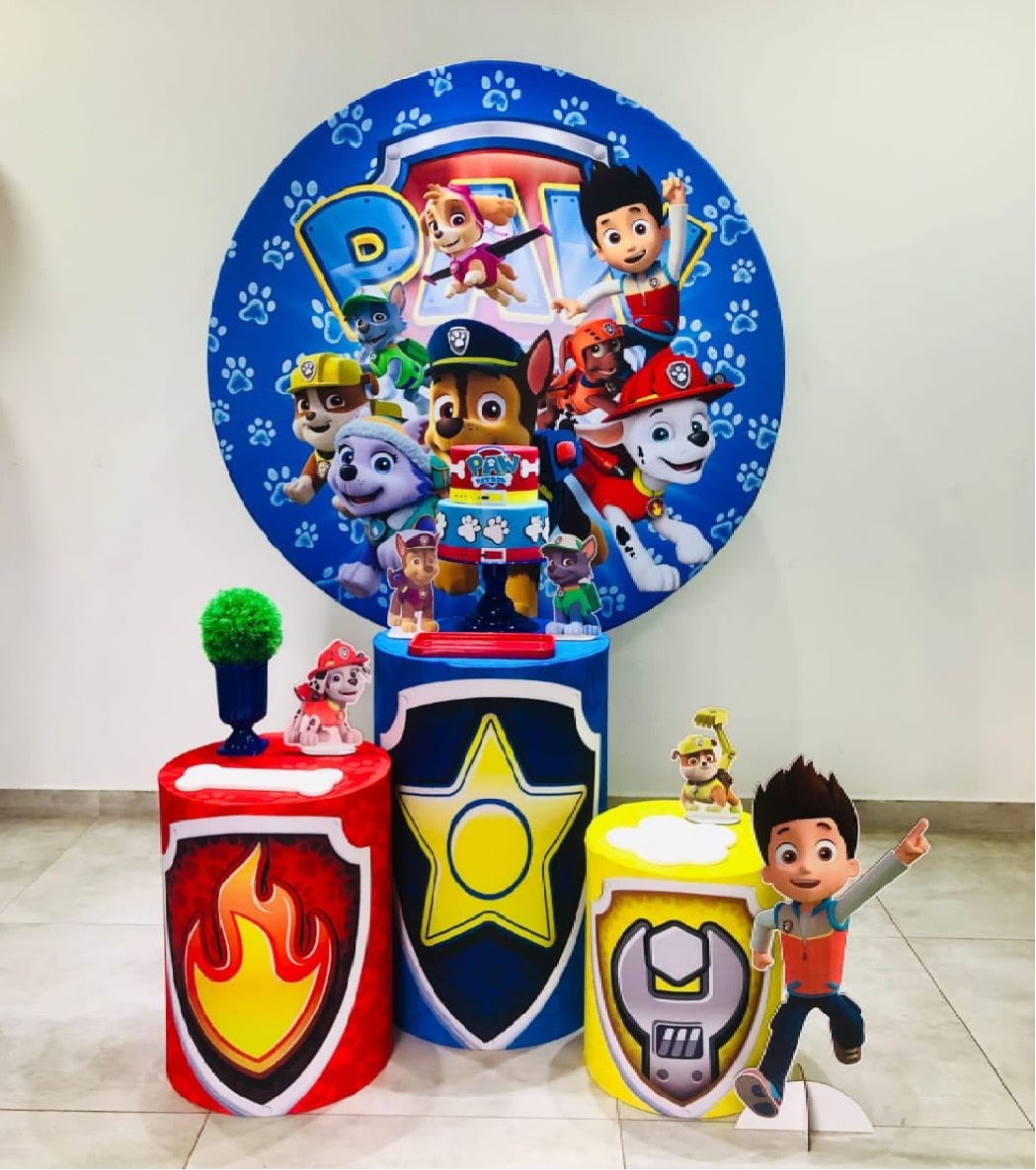 Patrulha Canina Azul - Kit 1 - Creare Decorações 