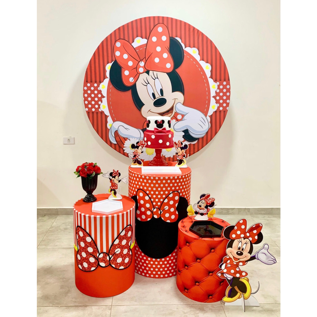 Minnie Vermelha Kit 1 - Creare Decorações 
