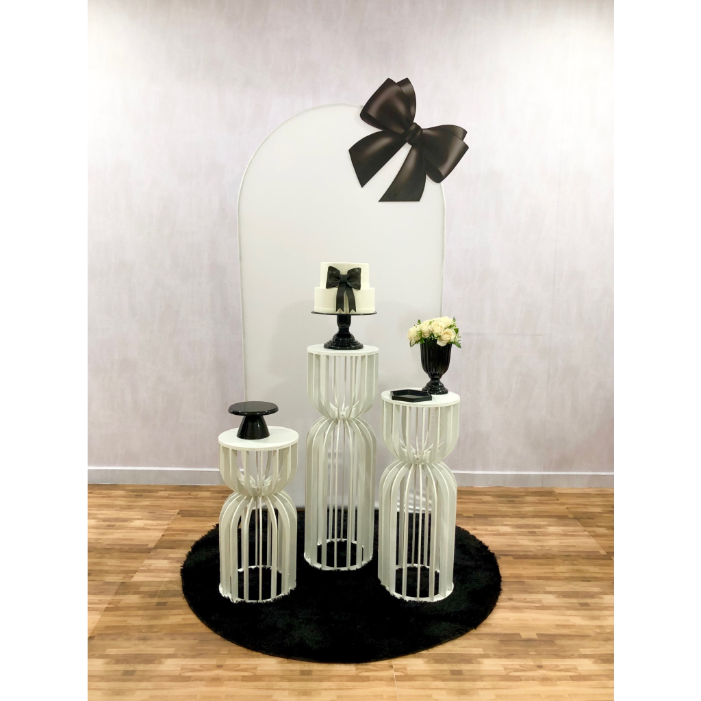 Laços Preto 1 - Composição  - Creare Decorações 
