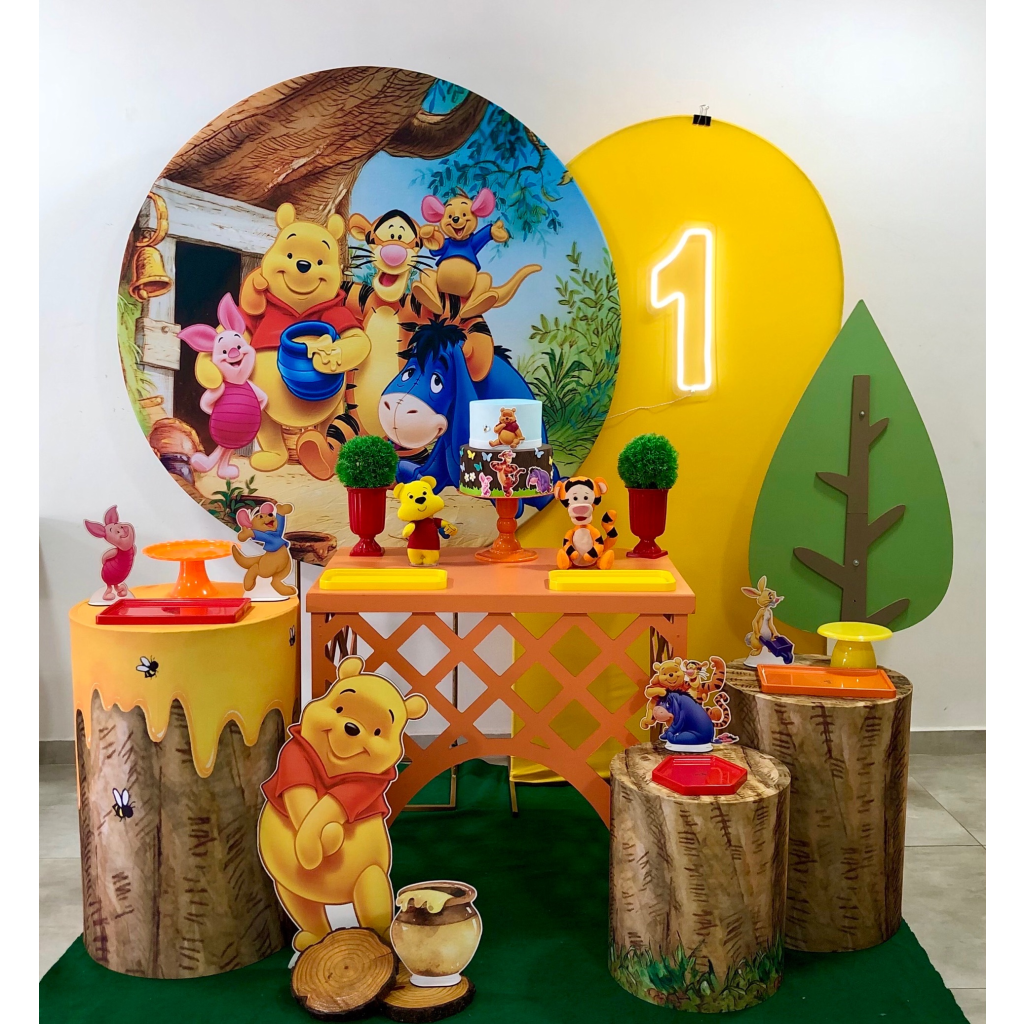 Ursinho Pooh - Kit 3A - Creare Decorações 