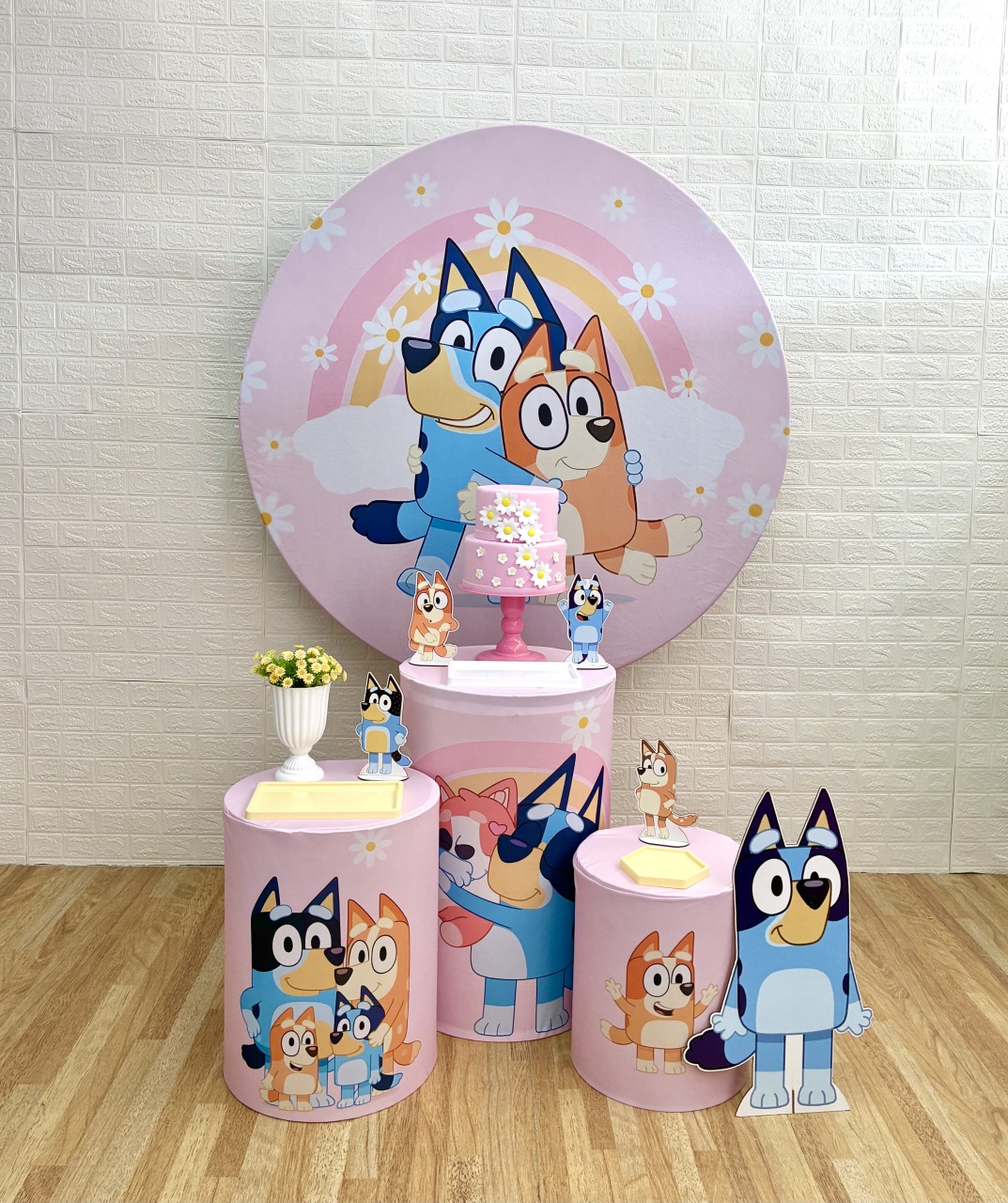Bluey Rosa - Kit 1 - Creare Decorações 