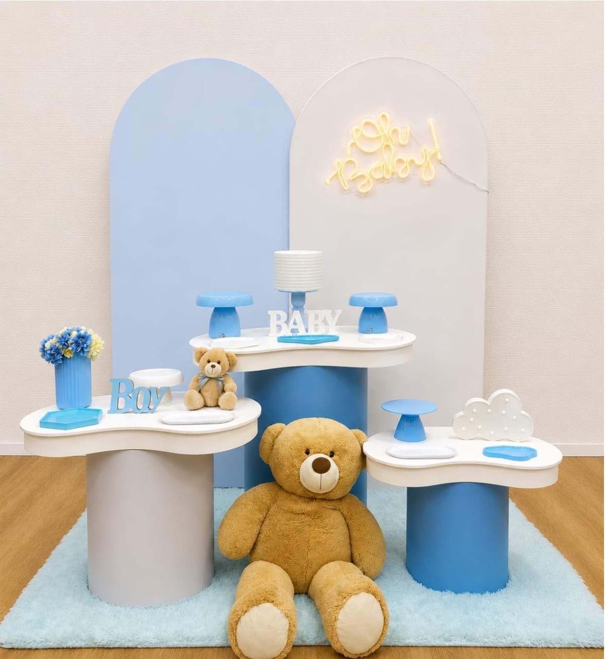 Oh Baby Azul - Coleção Orgânica P Plus - Creare Decorações 