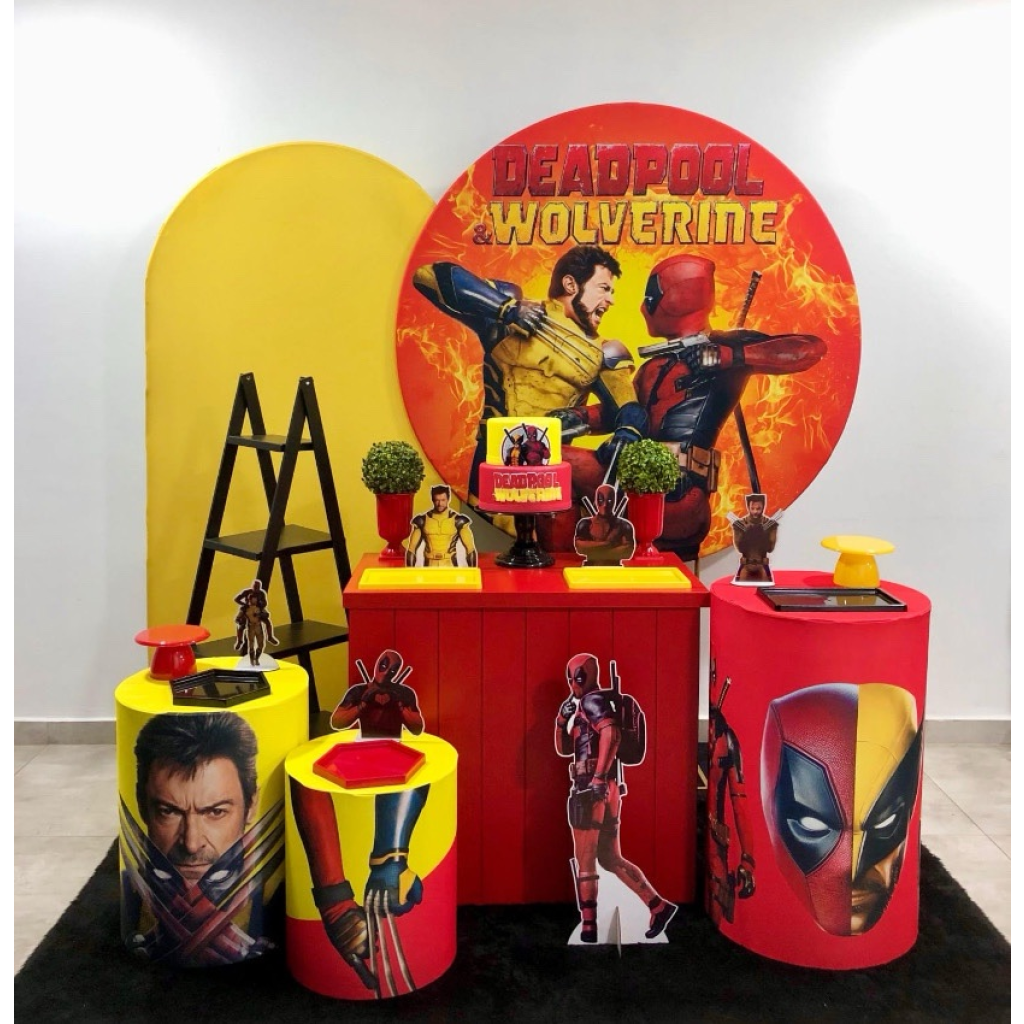 Deadpool E Wolverine Kit 3 - Creare Decorações 