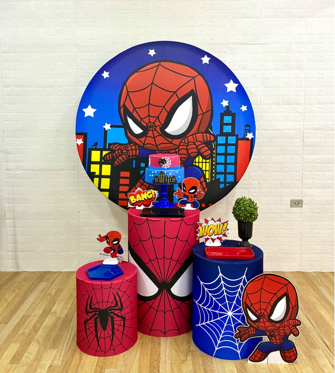 Homem Aranha Baby - Kit 1 - Creare Decorações 