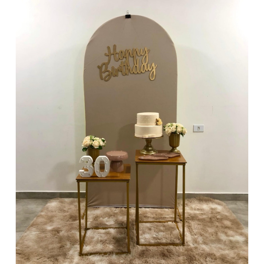 Nude E Dourado Kit 1 - Creare Decorações 