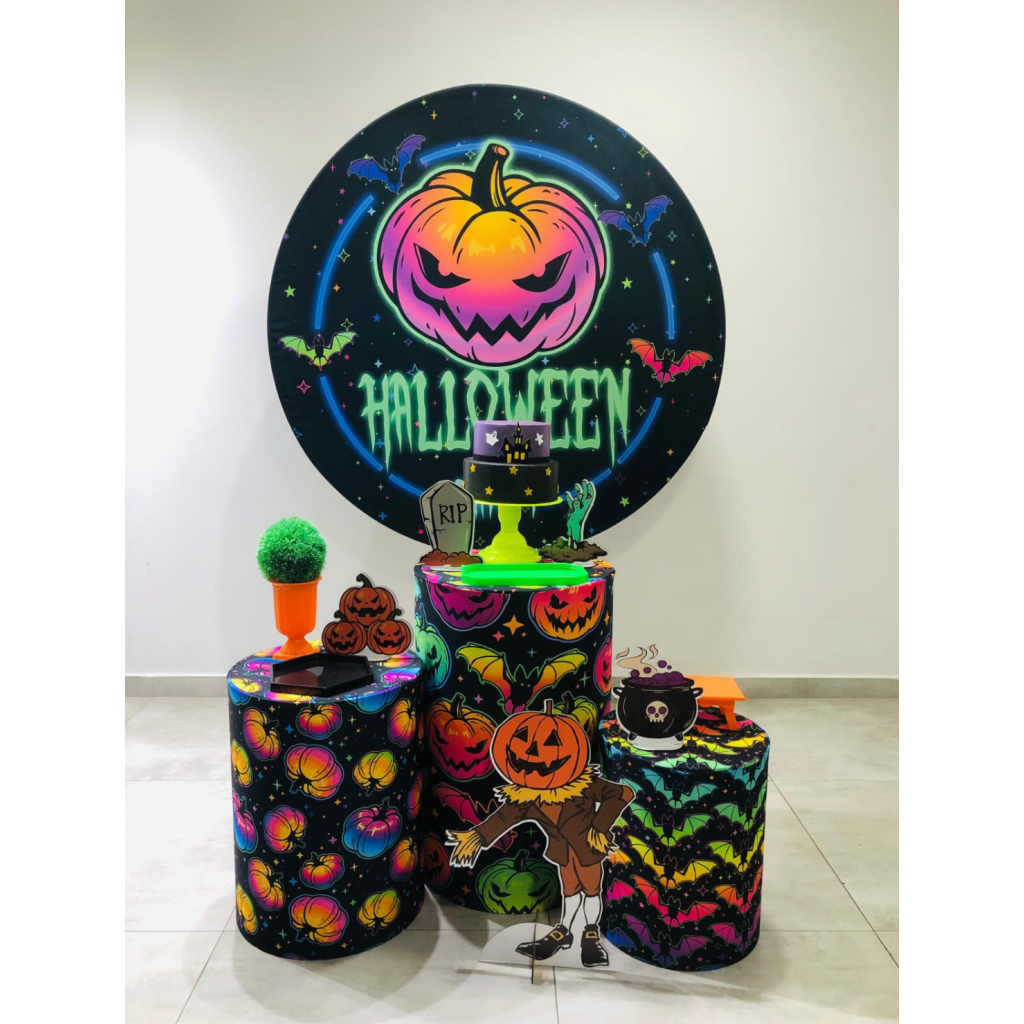 Halloween Neon - Kit 1 - Creare Decorações 