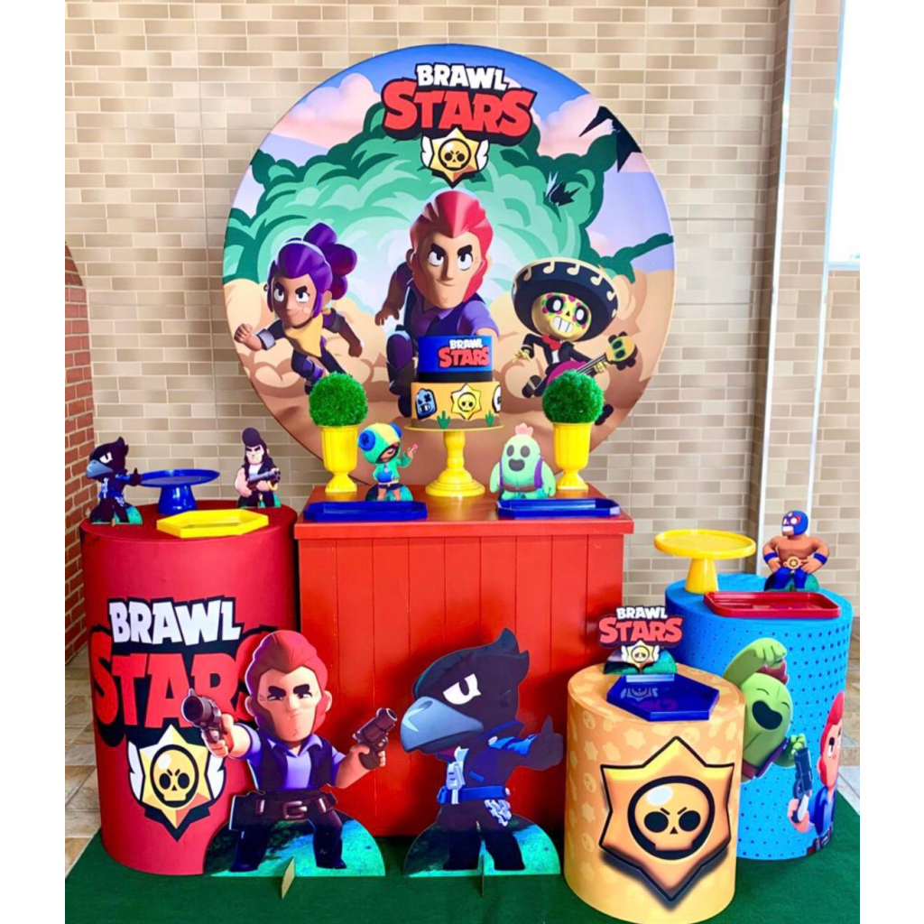 Brawl Stars - Kit 2 - Creare Decorações 