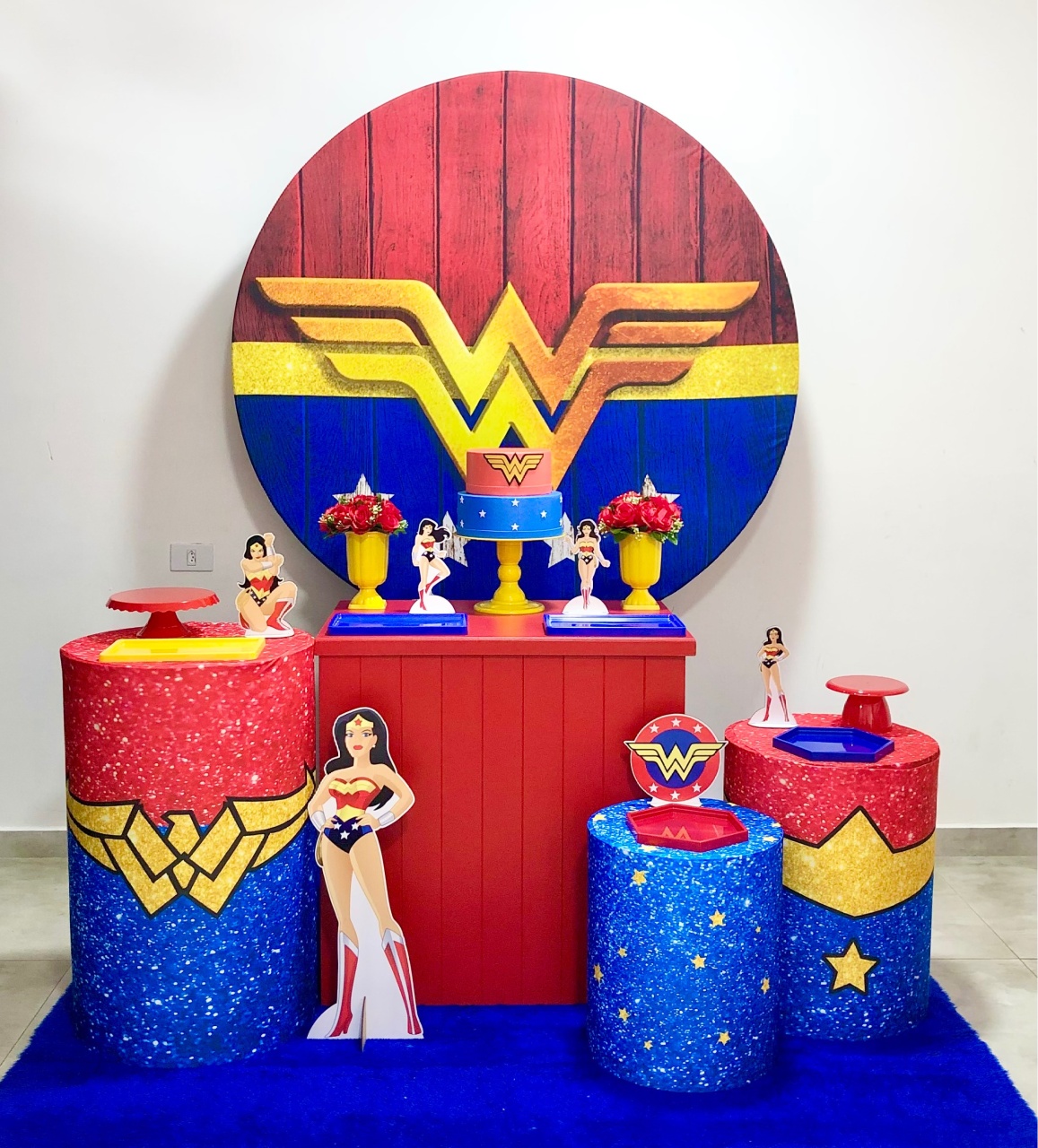 Mulher Maravilha - Kit 2 - Creare Decorações 