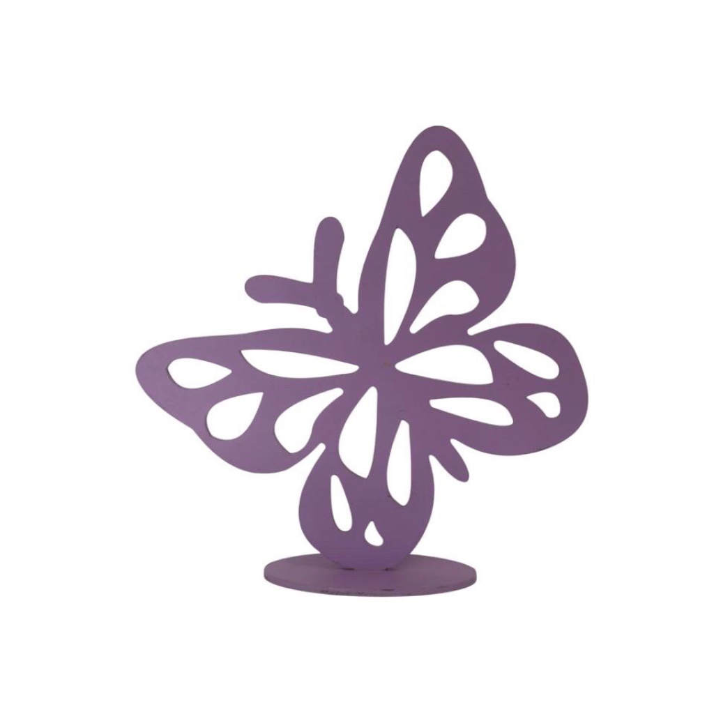 Borboleta Lilas de Mesa Mdf - Creare Decorações 