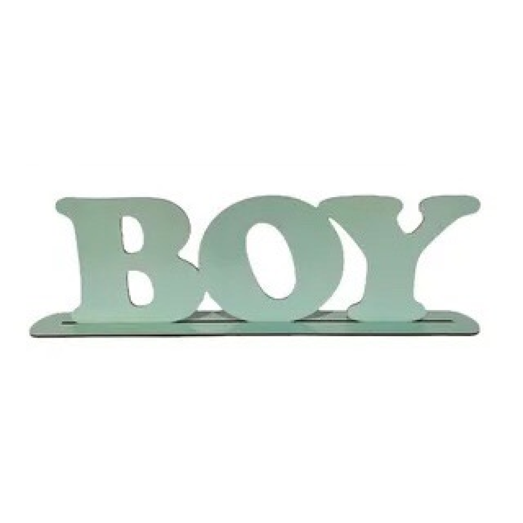 Boy Mdf Verde - Creare Decorações 