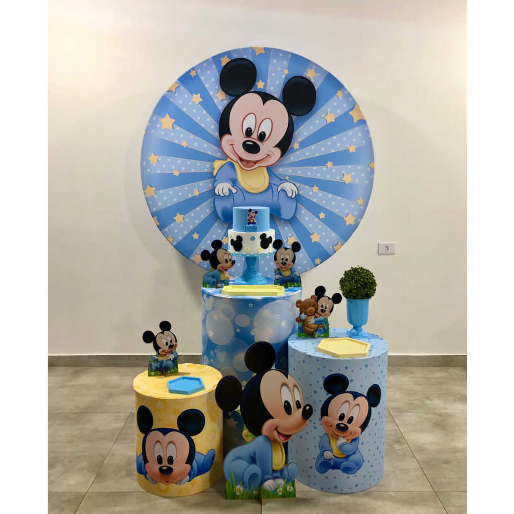 Mickey Baby - Kit 1 - Creare Decorações 