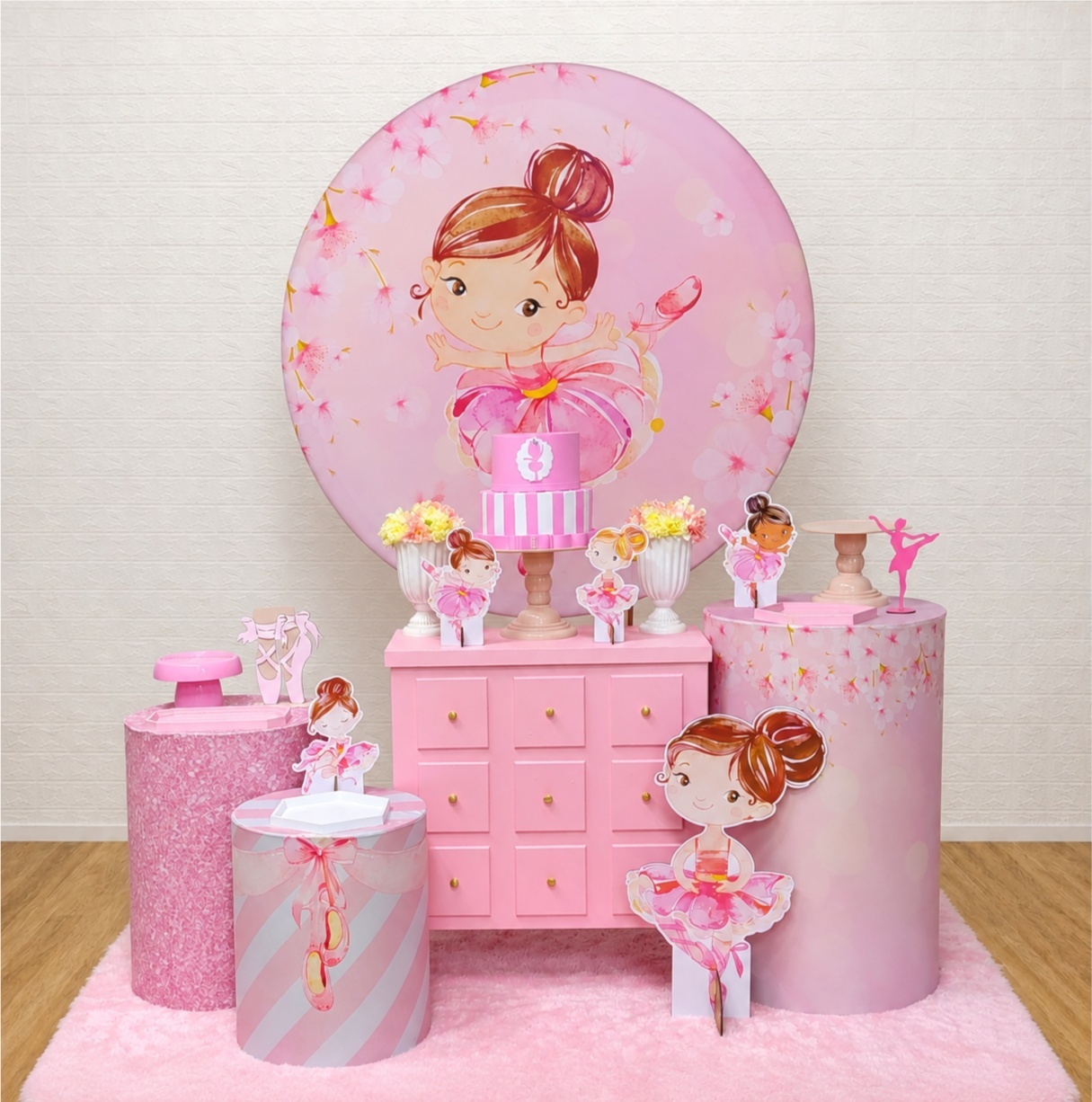 Bailarina - Kit 2 - Creare Decorações 