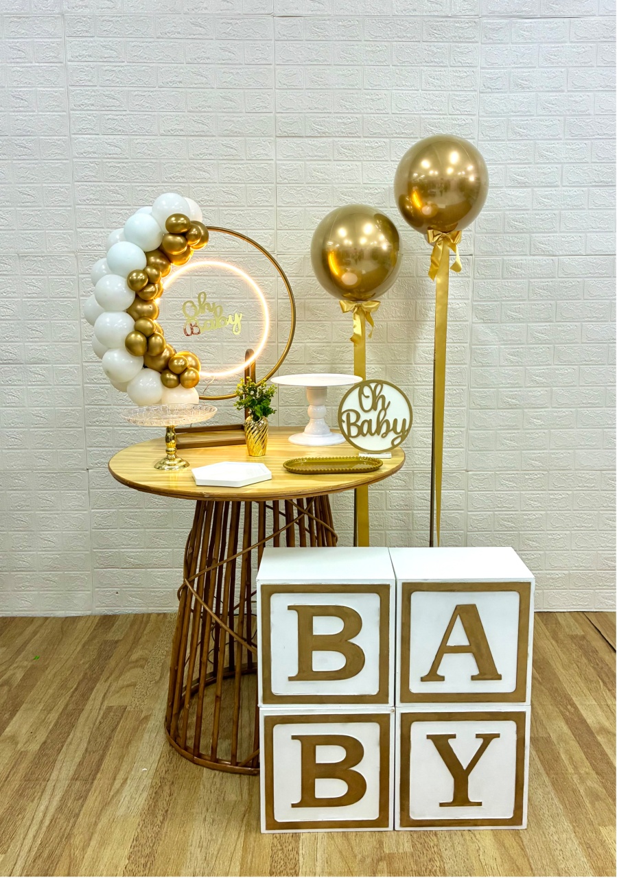 Kit de Mesa 3 - Oh Baby - Creare Decorações 