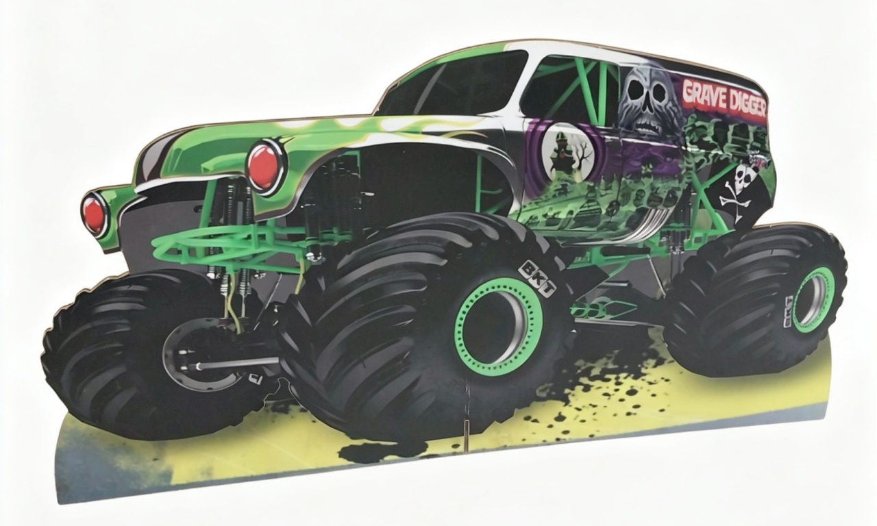 Display de Chão Hotweels Monster Truck - Creare Decorações 