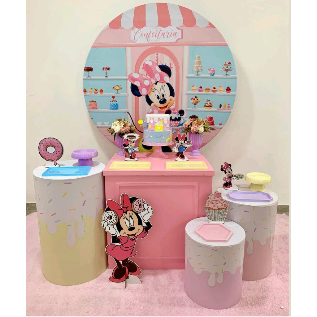 Minnie Confeiteira - Kit 2 - Creare Decorações 
