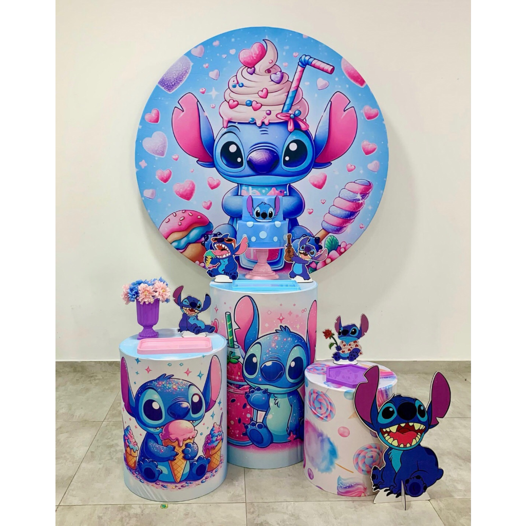 Stitch Doces - Kit 1 - Creare Decorações 