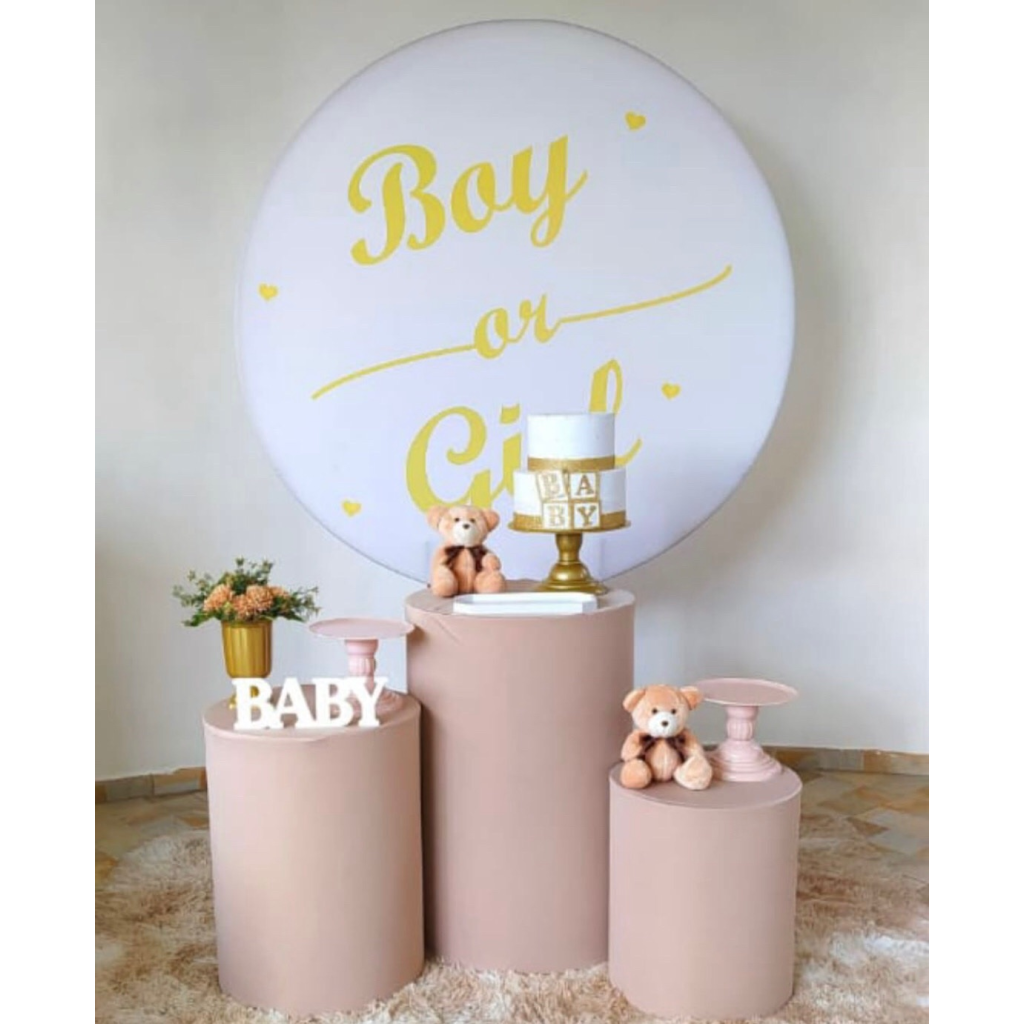 Chá Revelação Neutro - Kit 1 - Creare Decorações 