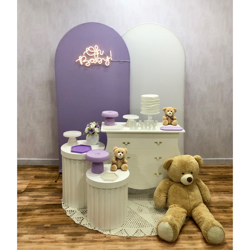 Oh Baby Lilás - Composição 2 - Creare Decorações 