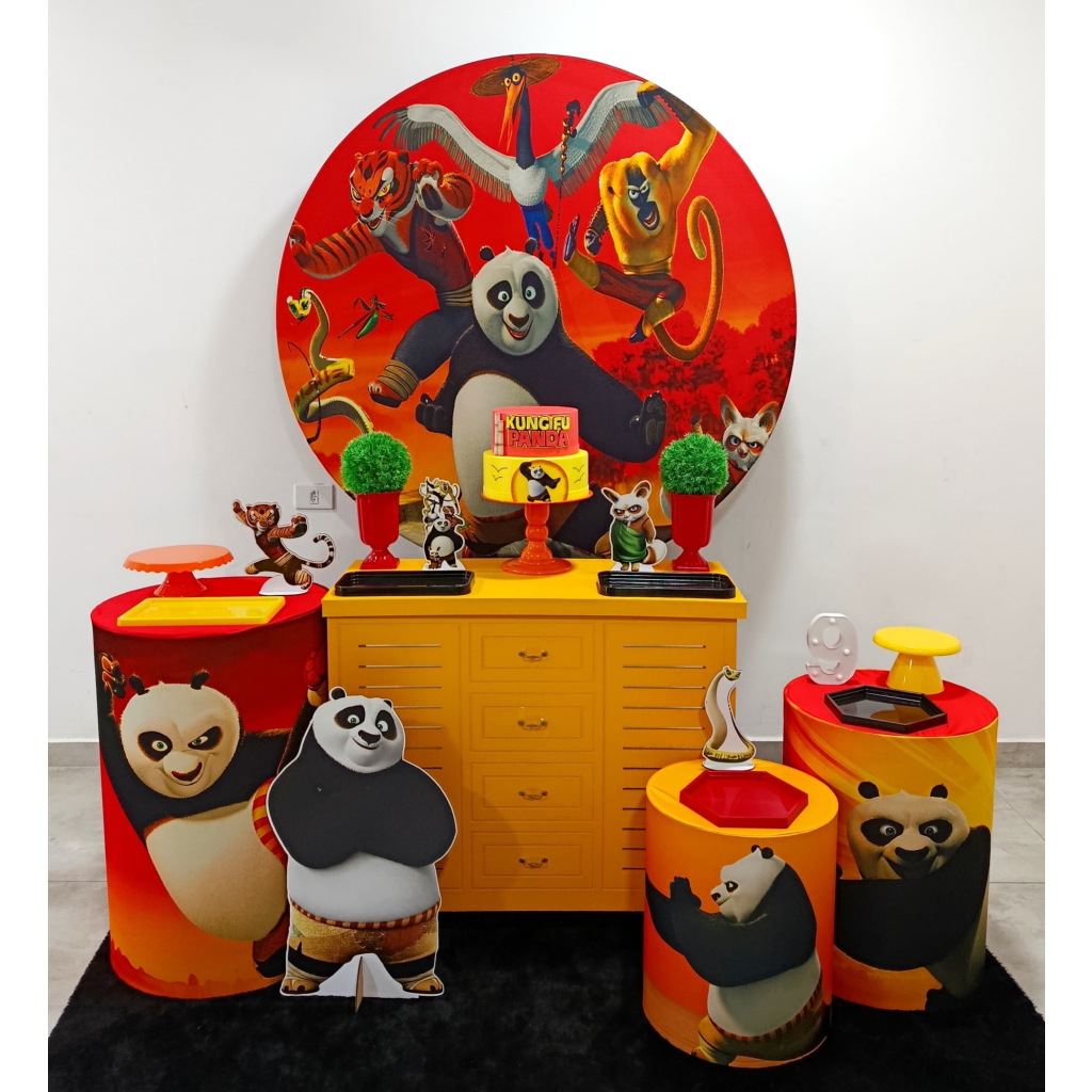 Kung Fu Panda - Kit 2 - Creare Decorações 