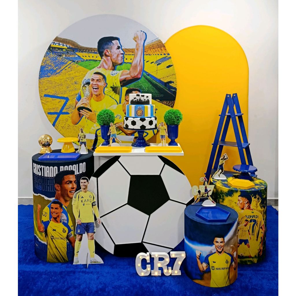Cristiano Ronaldo - Kit 3 - Creare Decorações 