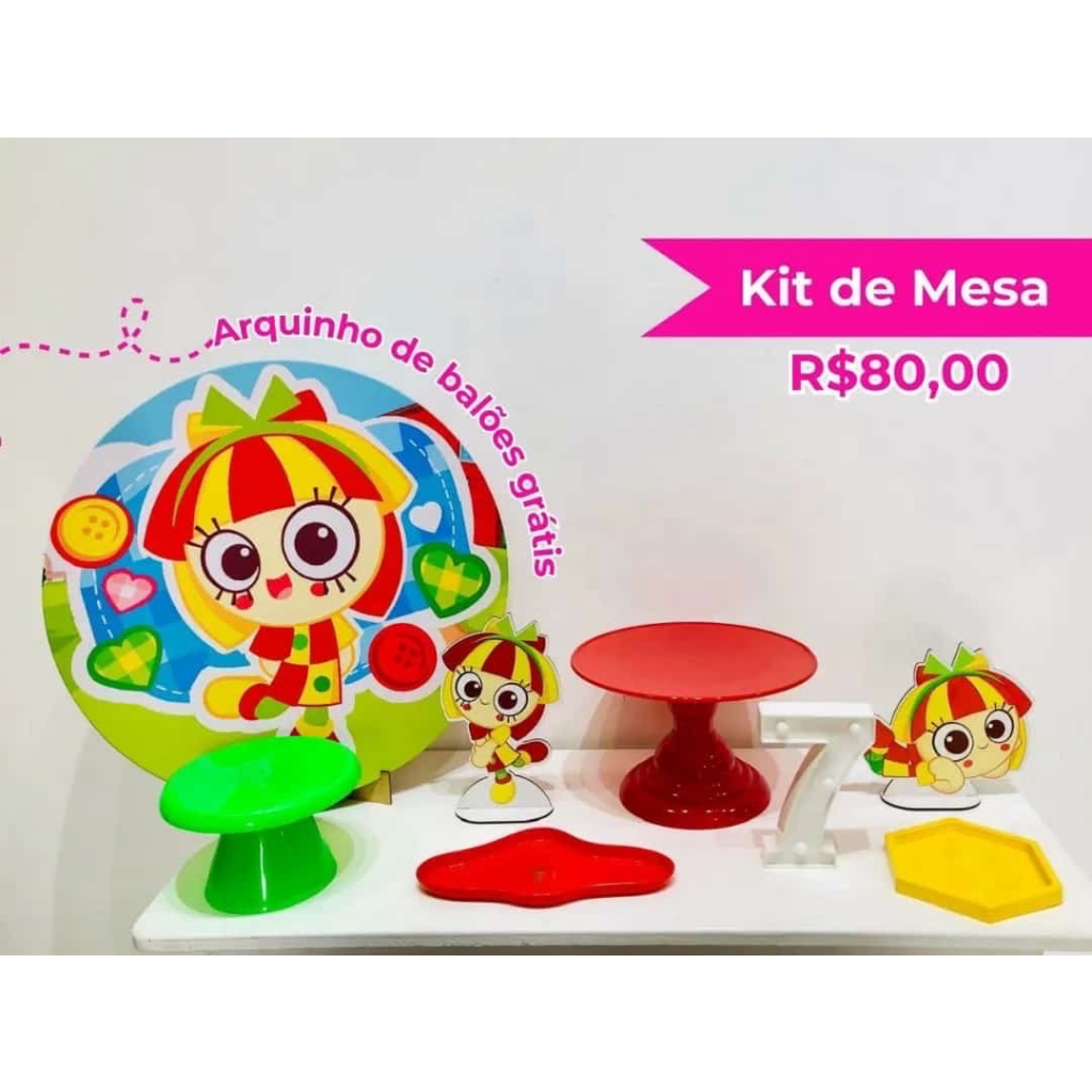 Kit de Mesa Emilia - Creare Decorações 