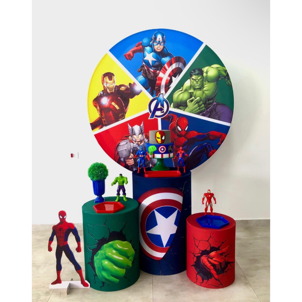 Vingadores Kit 1 - Creare Decorações 