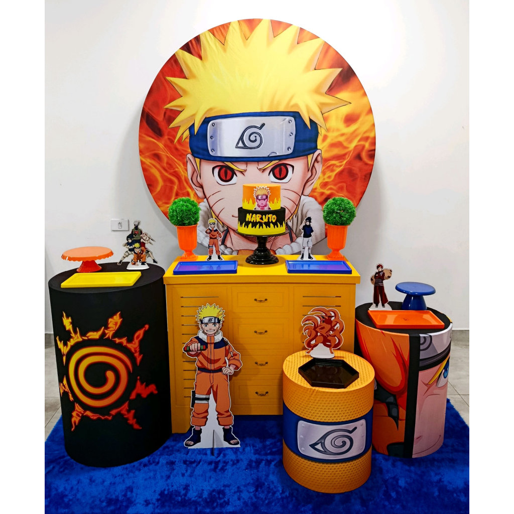 Naruto - Kit 2 - Creare Decorações 