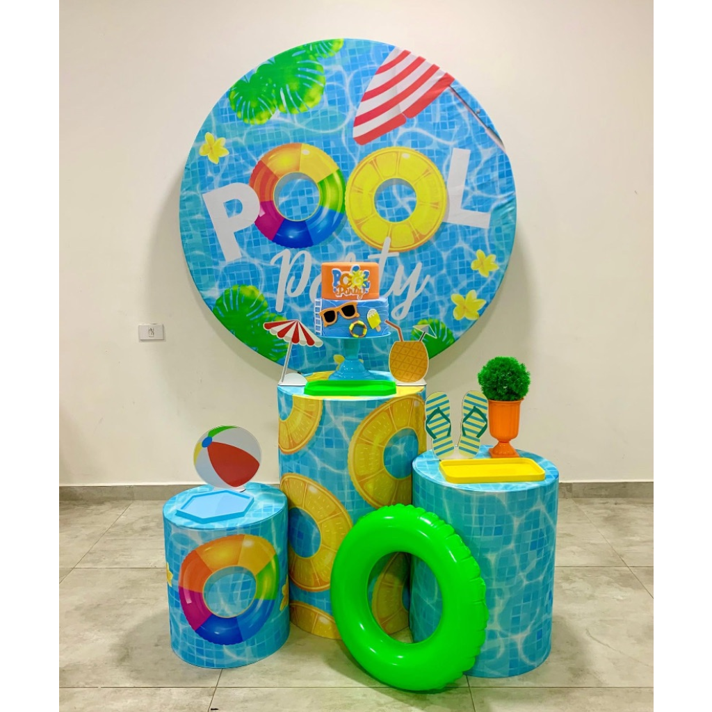 Pool Party Menino Kit 1 - Creare Decorações 