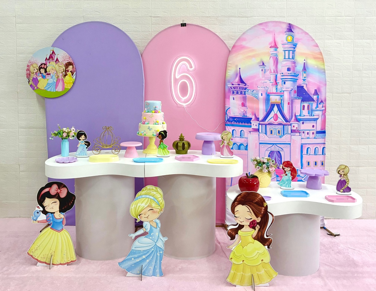 Princesas Cute - Coleção Orgânica  G - Creare Decorações 