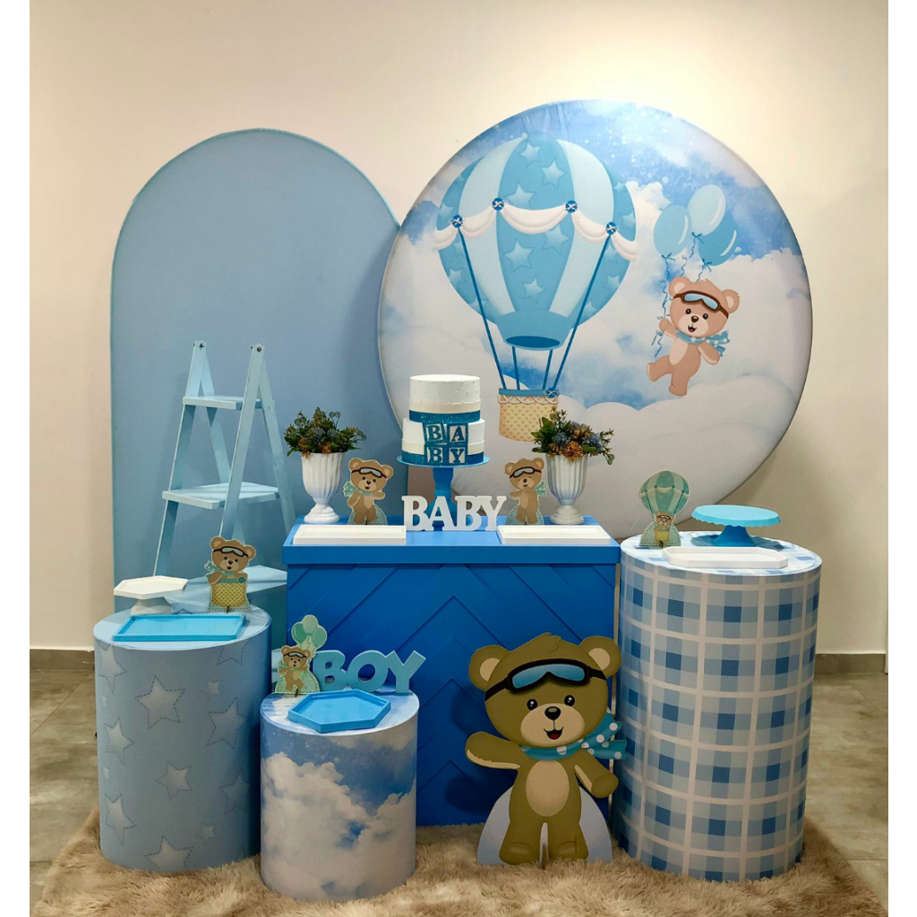 Ursinho Baloeiro Kit 3 - Creare Decorações 