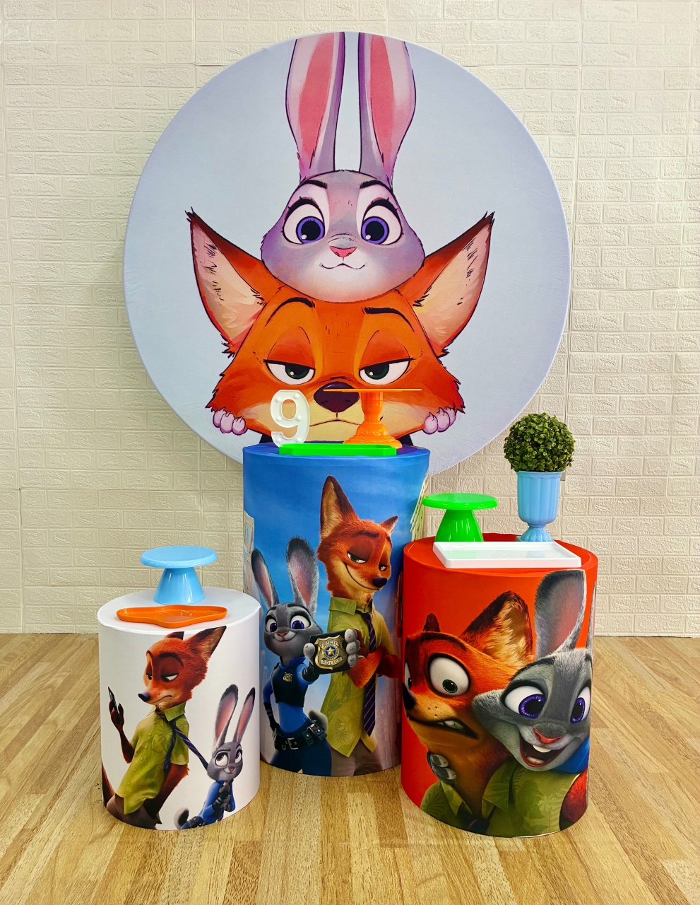 Zootopia - Kit 1 - Creare Decorações 