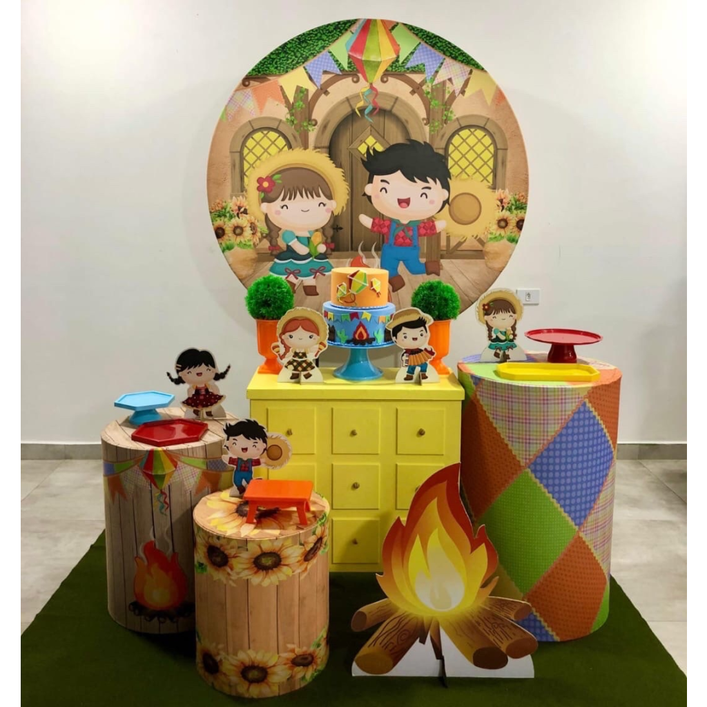 Festa Junina Infantil - Kit 2 - Creare Decorações 