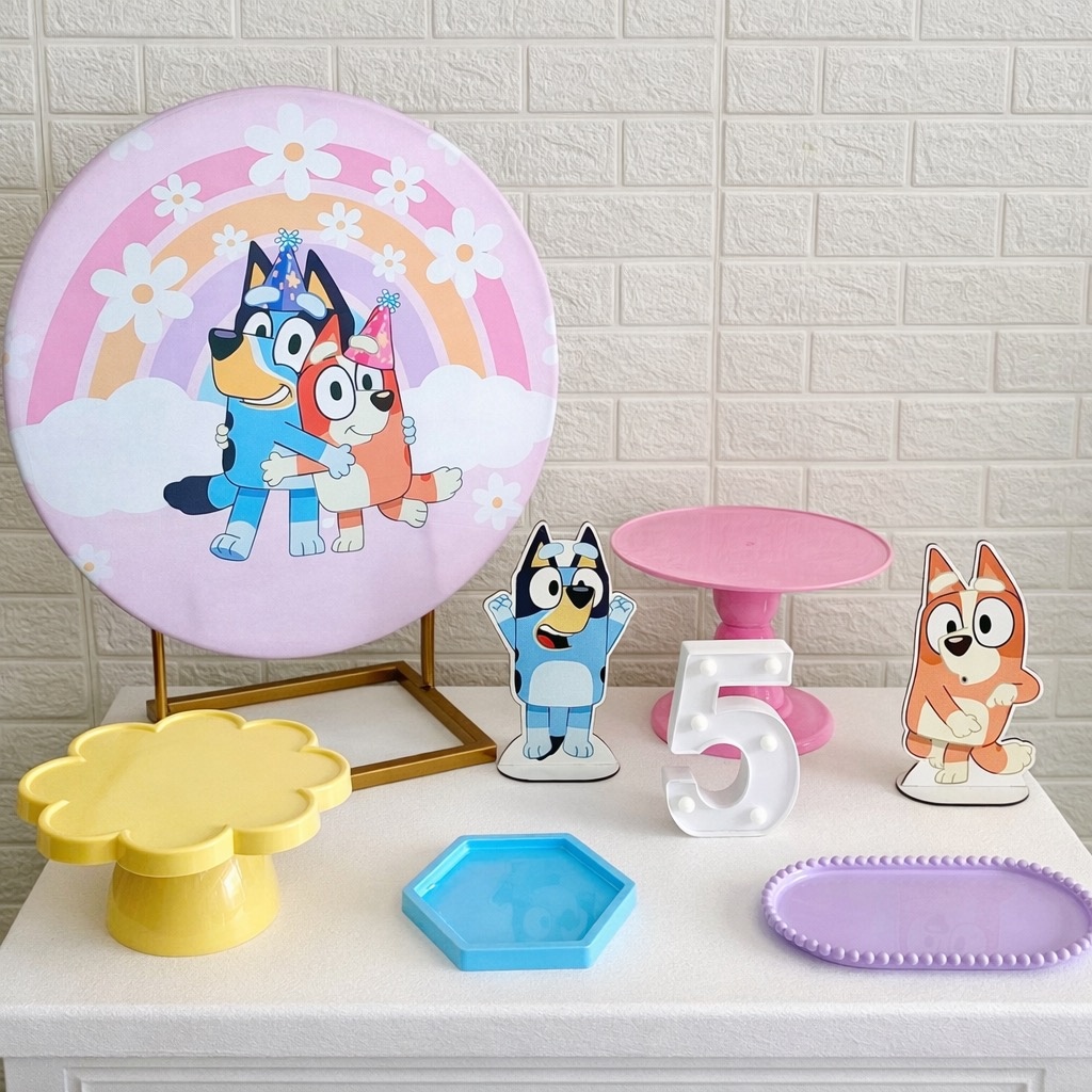 Kit de Mesa Bluey Menina - Creare Decorações 