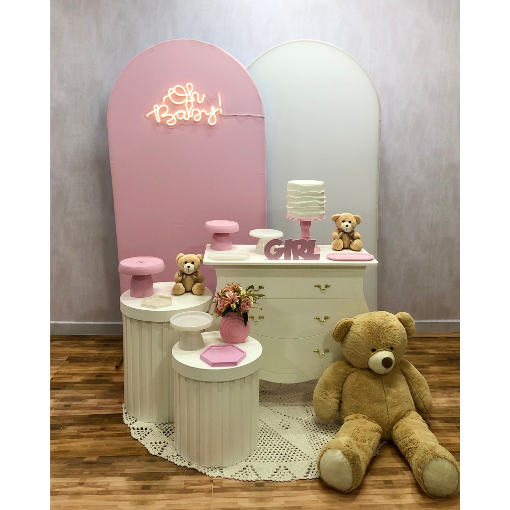 Oh Baby Rosa - Composição 2 - Creare Decorações 
