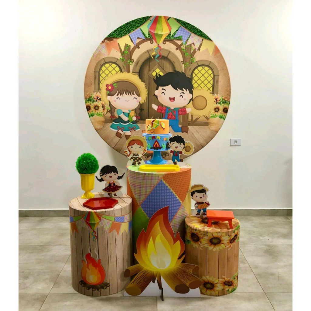 Festa Junina Infantil - Kit 1 - Creare Decorações 